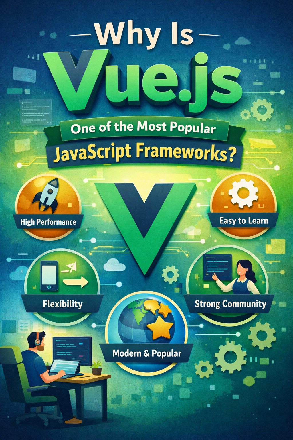 Why Is Vue is One Of The Most Popular JavaScript Frameworks?